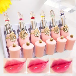 Jelly Crystal Flower Lipstick x 6